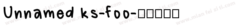 Unnamed ks-foo字体转换